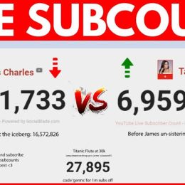 How to watch live projared youtube subscriber count