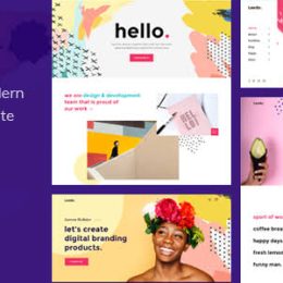 Leedo – Modern, Colorful & Creative Portfolio HTML5 Template Download for Free