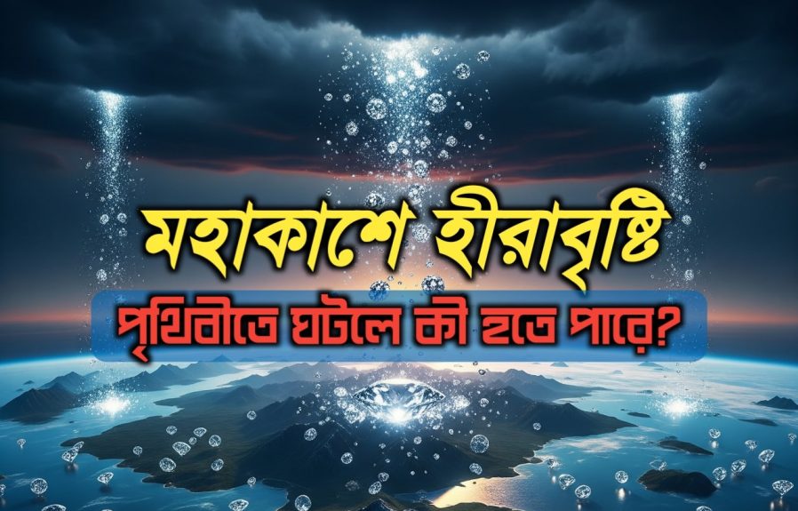 মহাকাশে হীরাবৃষ্টি: পৃথিবীতে ঘটলে কী হতে পারে?